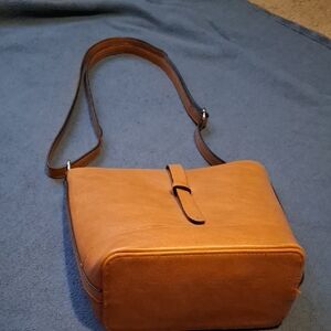 Stylish Tan Crossbody Bag